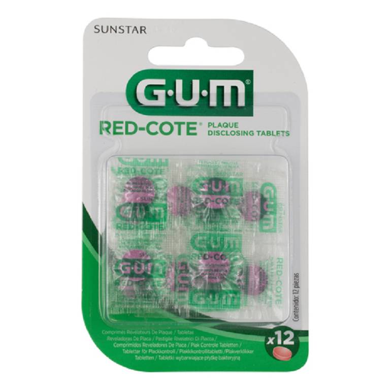 GUM RED-COTE RIV PLACCA 12PAST